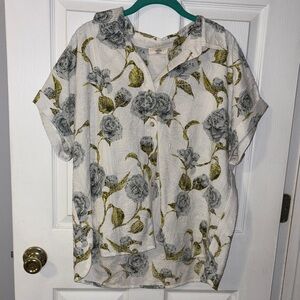 Entro Floral Button-Down Shirt